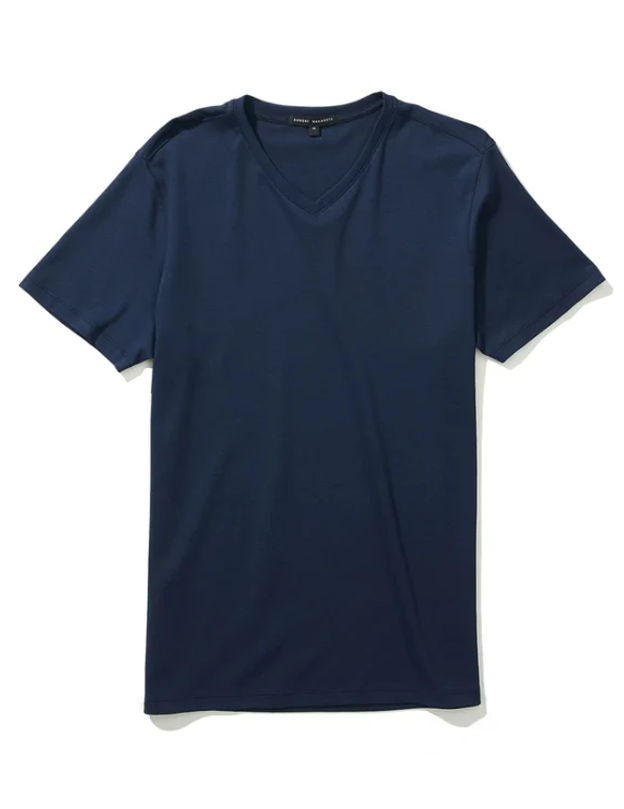 Georgia SS Blue Night V-Neck T-Shirt