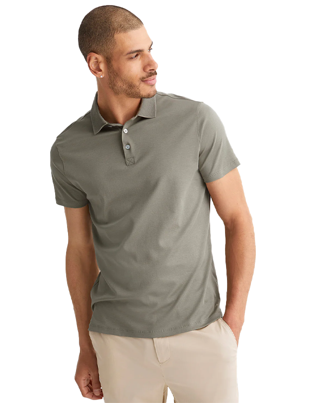 Georgia SS Polo in Pastel Olive