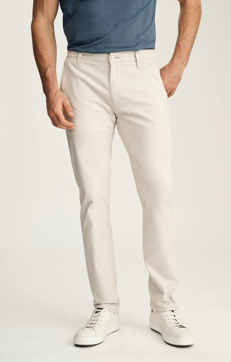 Verona Straight Leg Chino Pants In Oat Honeycomb
