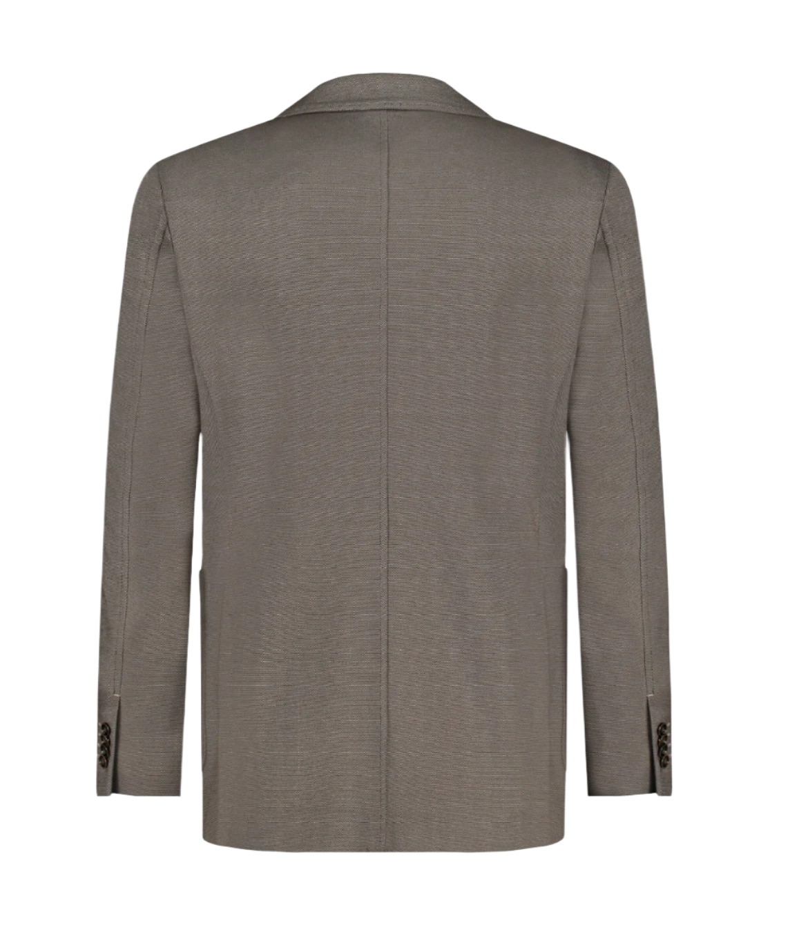 Brown Textured Stretch Jersey Sport Coat