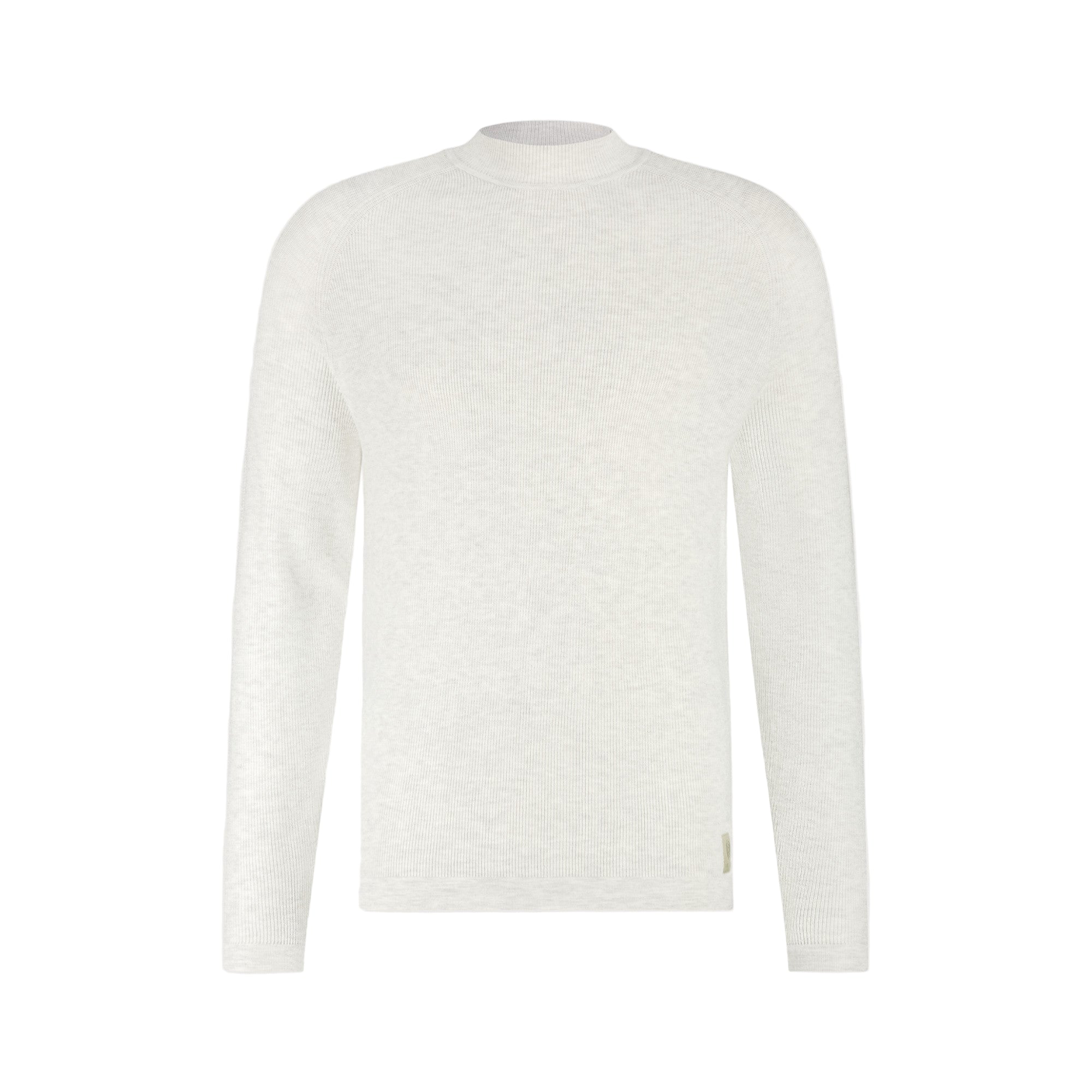 Mock Neck Pullover in Off White