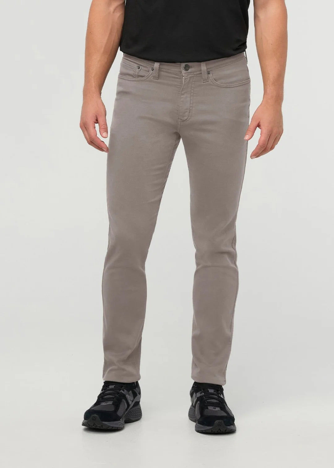 No Sweat Slim Denim in Stone