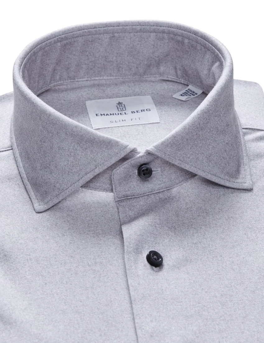 Modern 4Flex Light Grey Stretch Knit Shirt