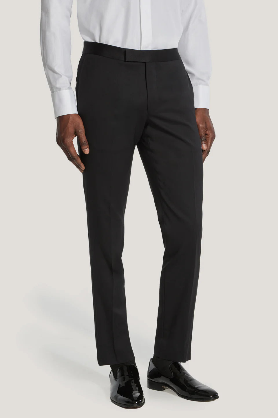 Black Shawl Collar Solid Tuxedo Jacket