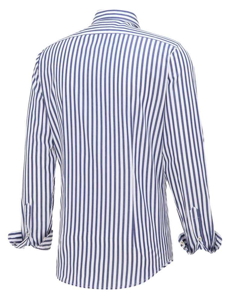 Navy Stripe Long Sleeve Shirt