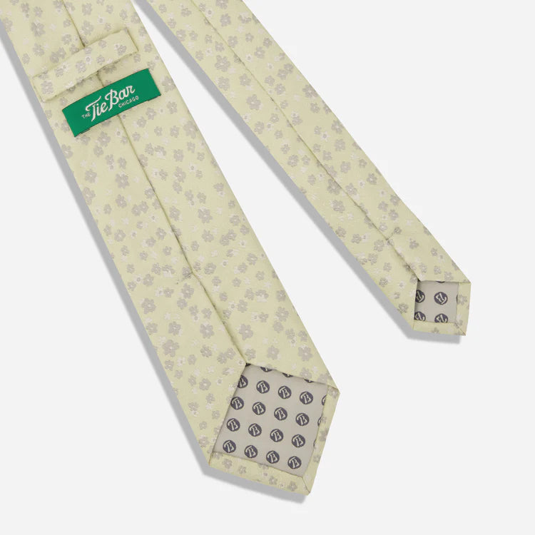 Free Fall Floral Butter Tie