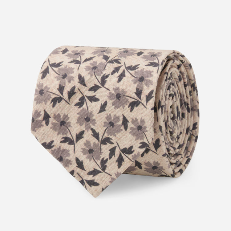 Lakeshore Daisies Champagne Tie