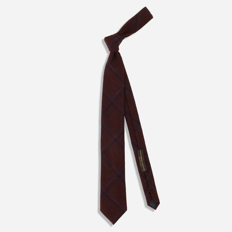 Barberis Wool Colorato Burgundy Tie