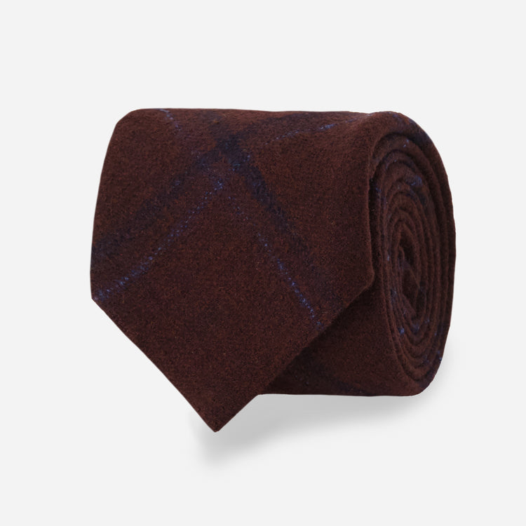 Barberis Wool Colorato Burgundy Tie