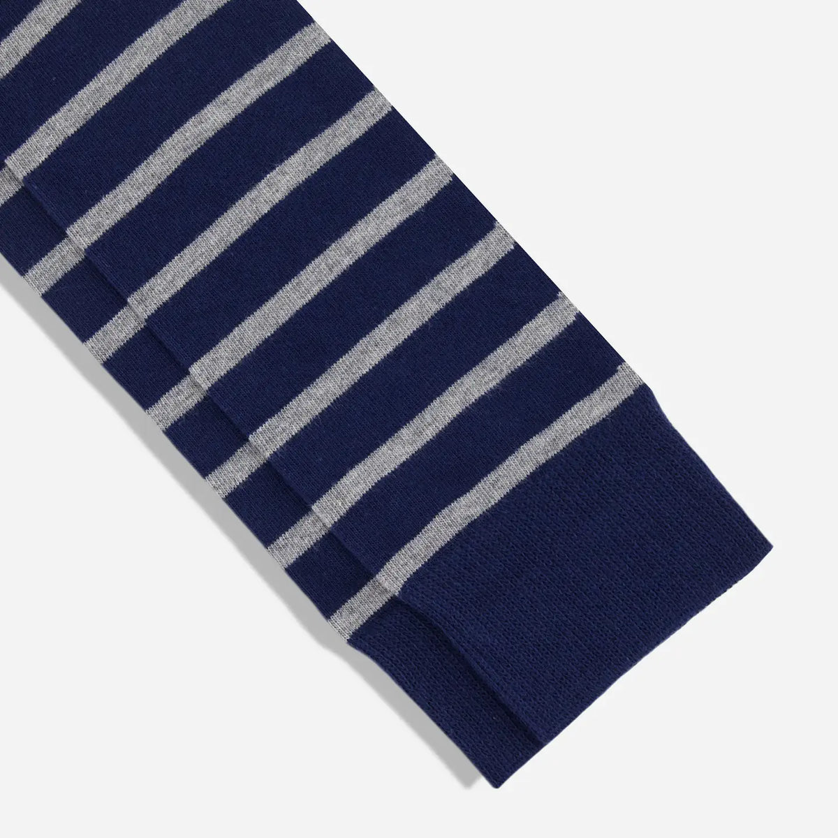 Trad Stripe Classic Navy Dress Socks
