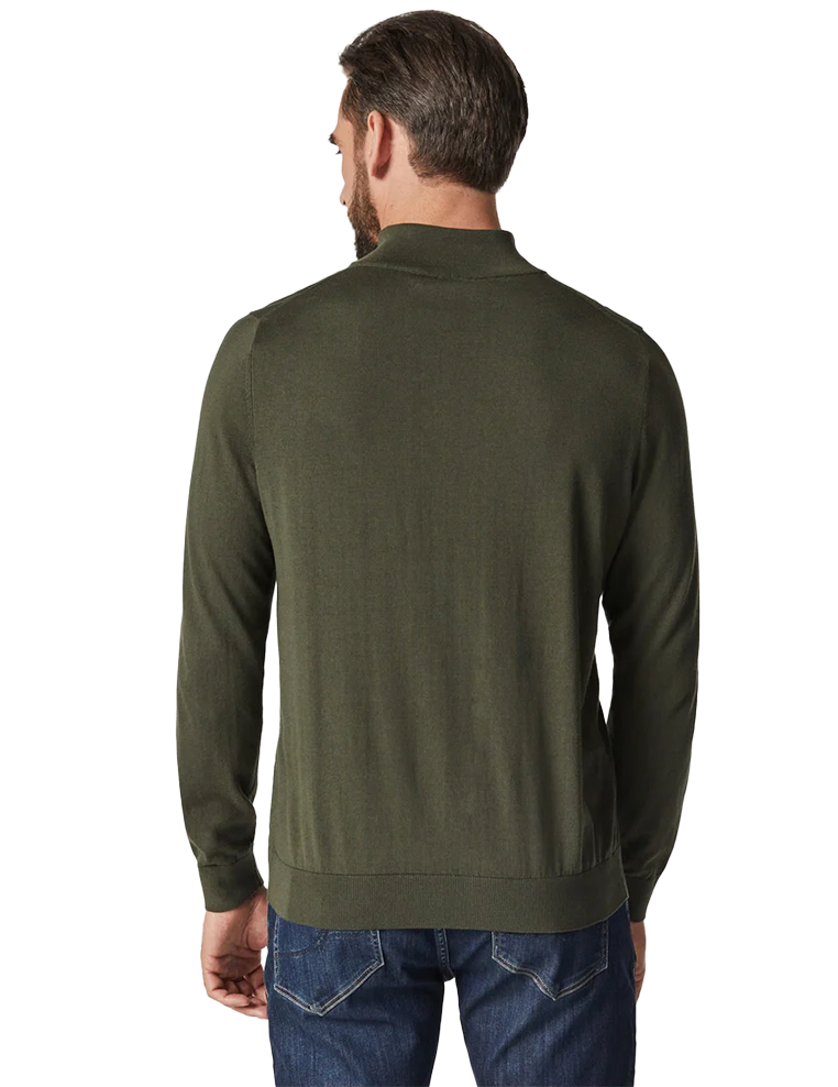 Quarter Zip Sweater in Forest Night, sweaters for men, Sweaters, winters clothing