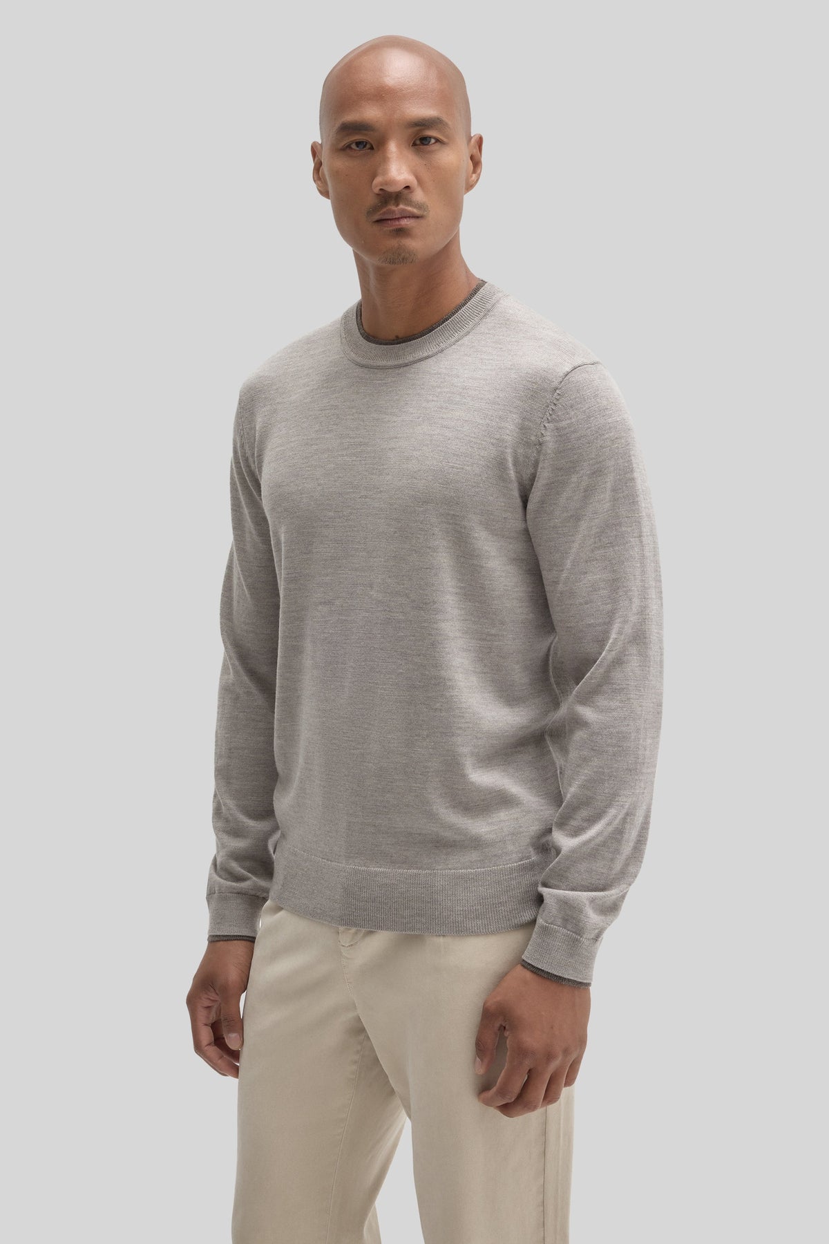 Thomas LS Layered Crewneck in Tapestry