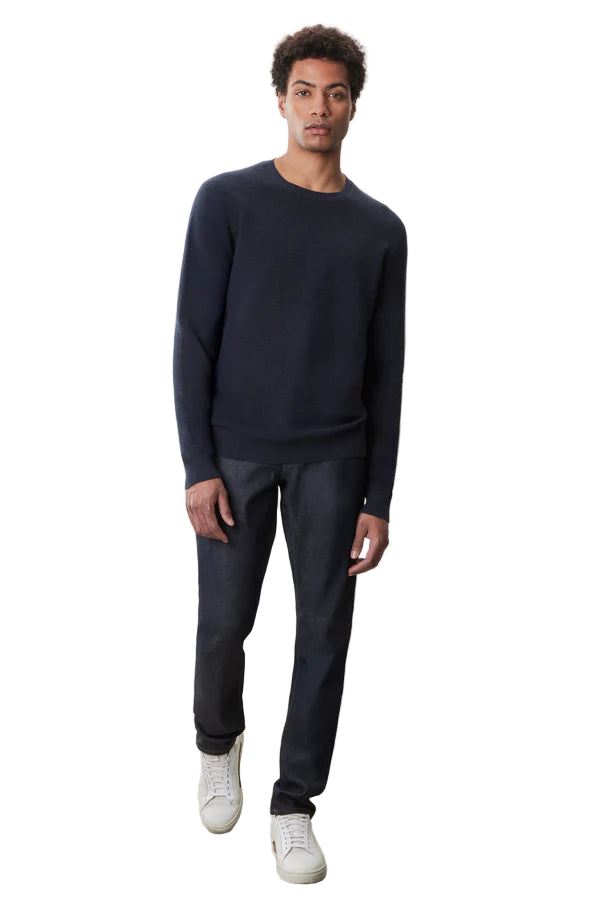Enrique Textured Knit in Navy