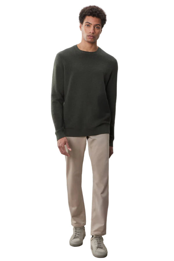 Enrique Textured Knit in Olive