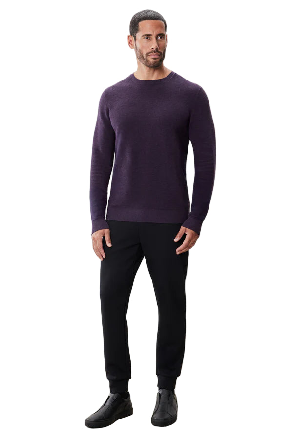 Enrique Textured Knit in Purple