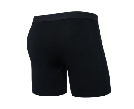 VIBE XTRA SOFT COMFORT BOXER BRIEF FLY - BLACK