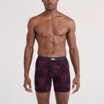 VIBE XTRA SOFT COMFORT BOXER BRIEF FLY - BROCADE MAROON