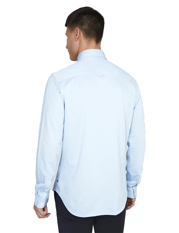 Trostol BU Long Sleeve Soft Dress Shirt in Chambray Blue