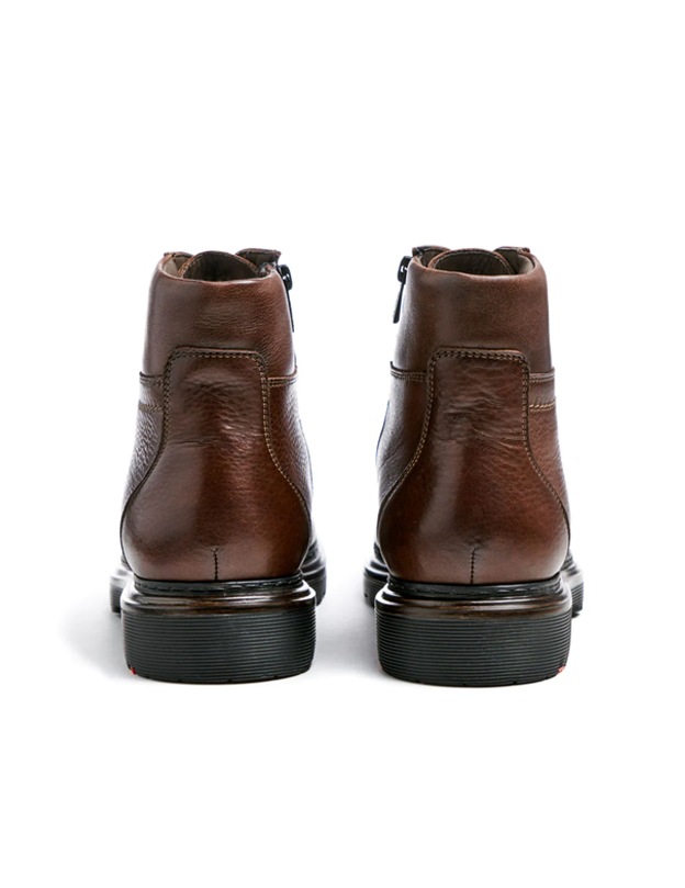 Vine Leather Boot in Ebony