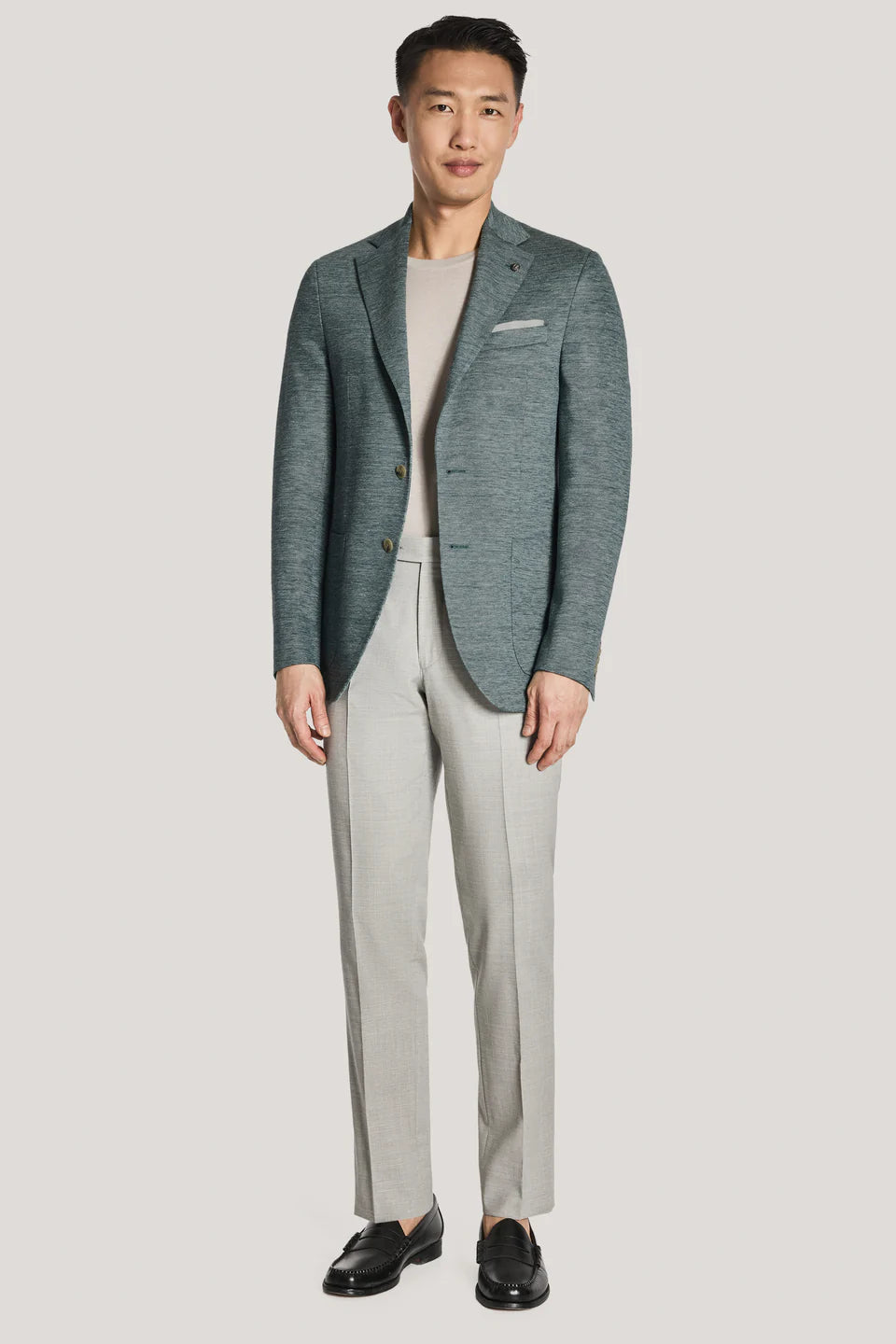Comfortwear Cotton Linen Blend Green Sport Coat