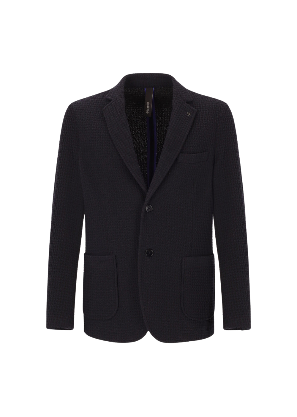 Stretch fabric navy jacket