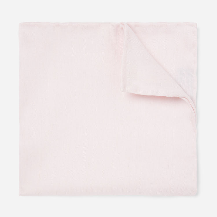 Linen Row Blush Pink Pocket Square