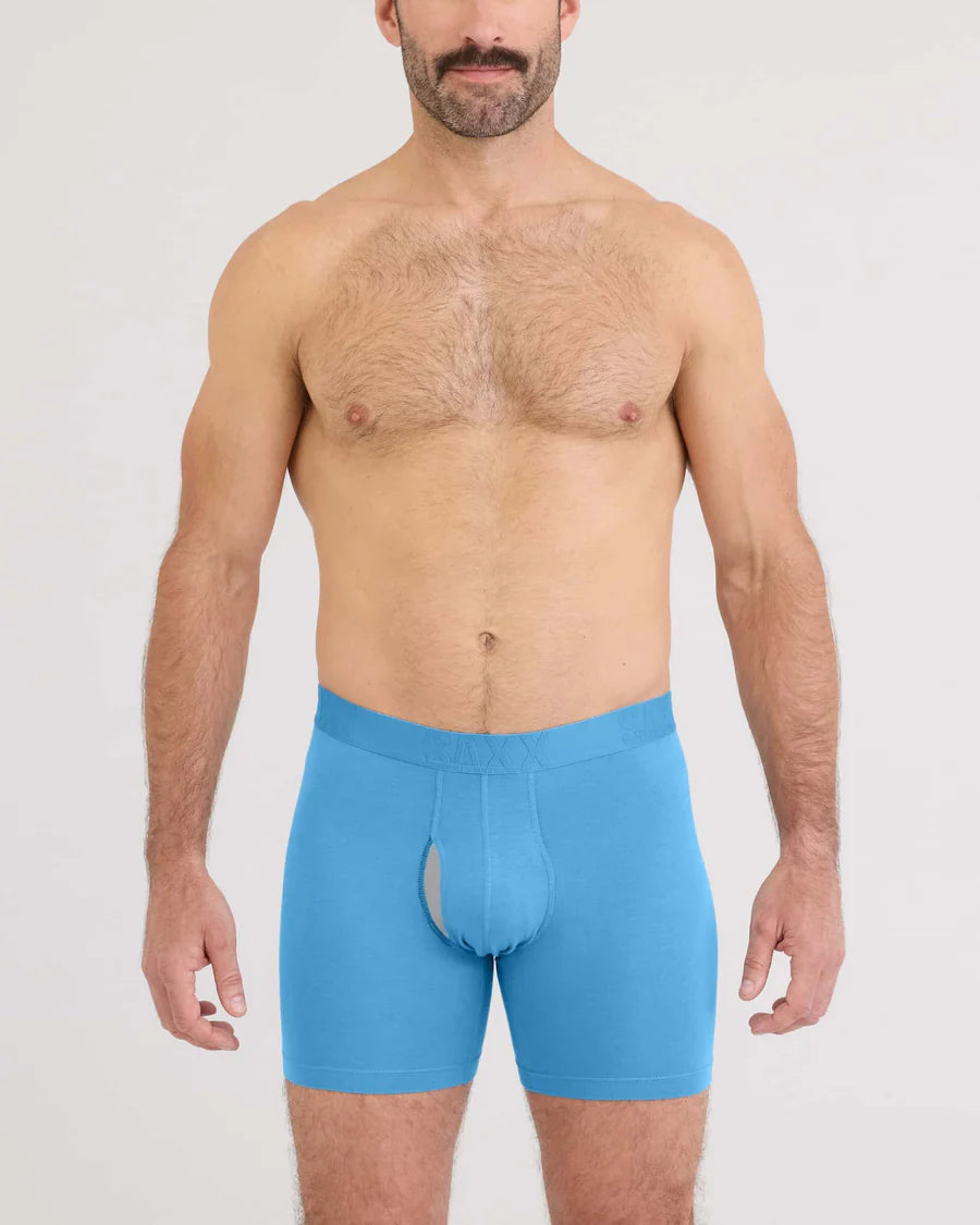 DropTemp® Cooling Cotton Boxer Brief in Parisian Blue