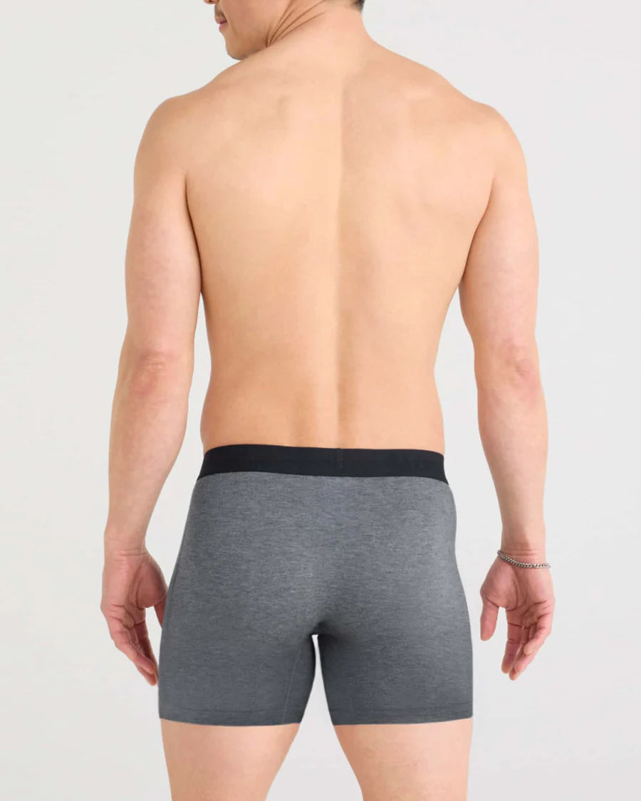 VIBE XTRA SOFT COMFORT BOXER BRIEF FLY 2PK Black/Grey